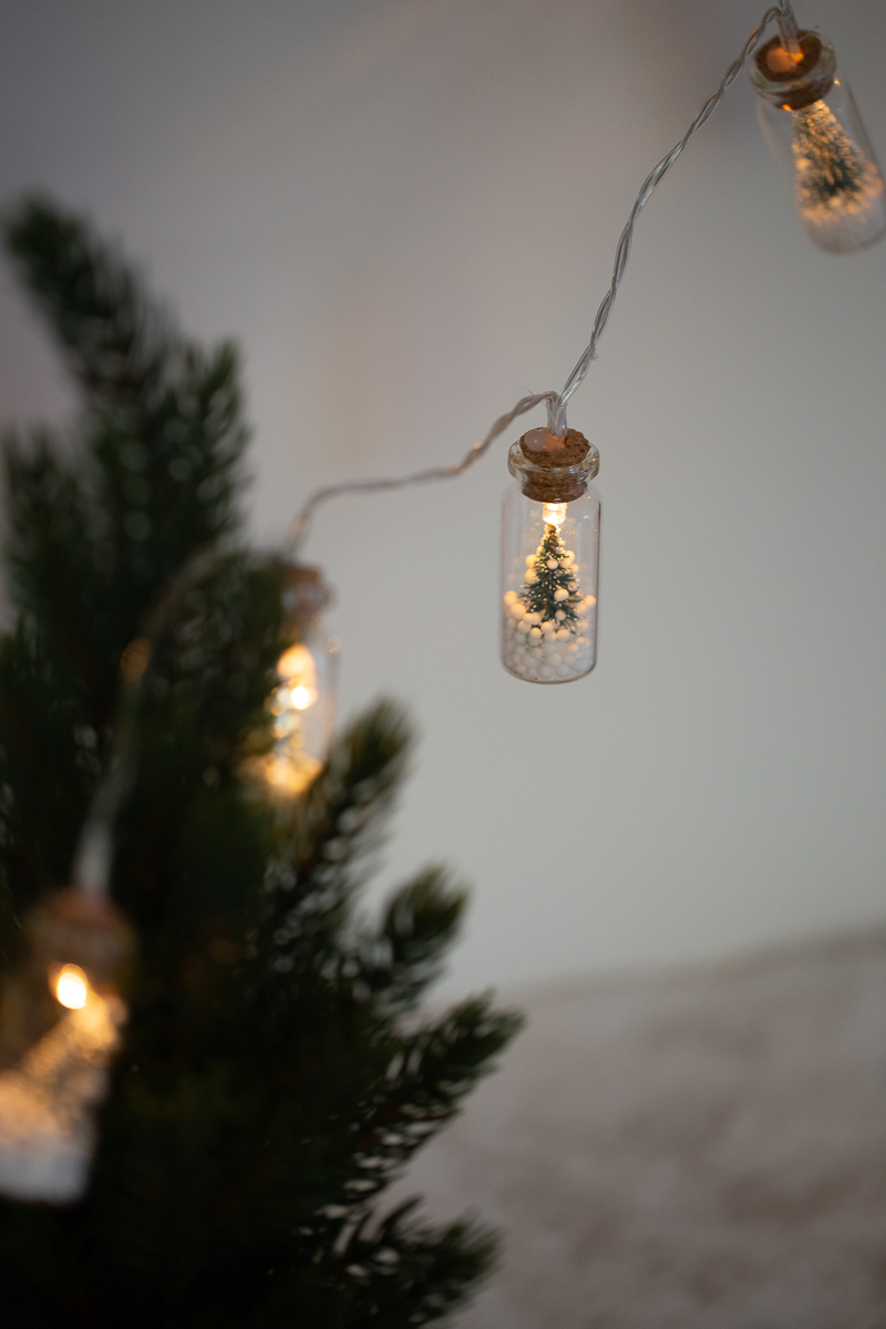 Selber Machen Glas Weihnachtsdeko Im Glas Mit Lichterkette Weihnachtsdeko im Glas selber machen - DIY Lichterkette mit
