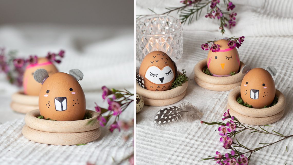 Ostereier anmalen – tierische DIY Ostern