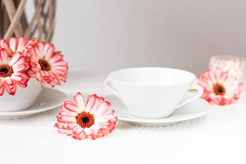 Blumentasse zum Muttertag - Blümchenkaffee mal anders