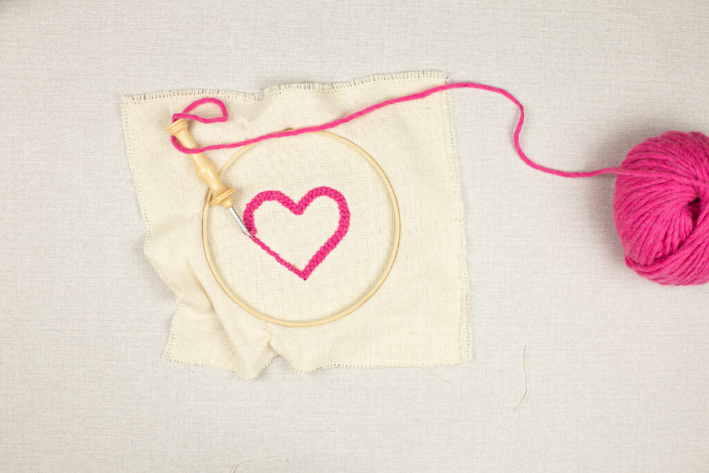 Herz Bild selber machen - DIY Geschenkidee zum Muttertag