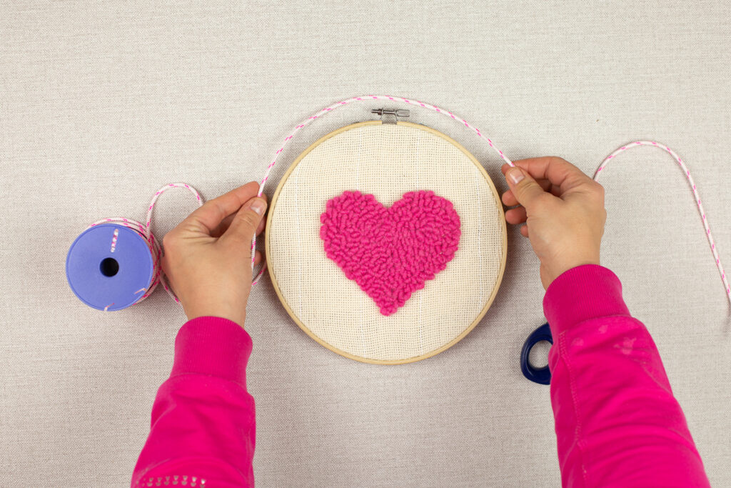 Herz Bild selber machen - DIY Geschenkidee zum Muttertag