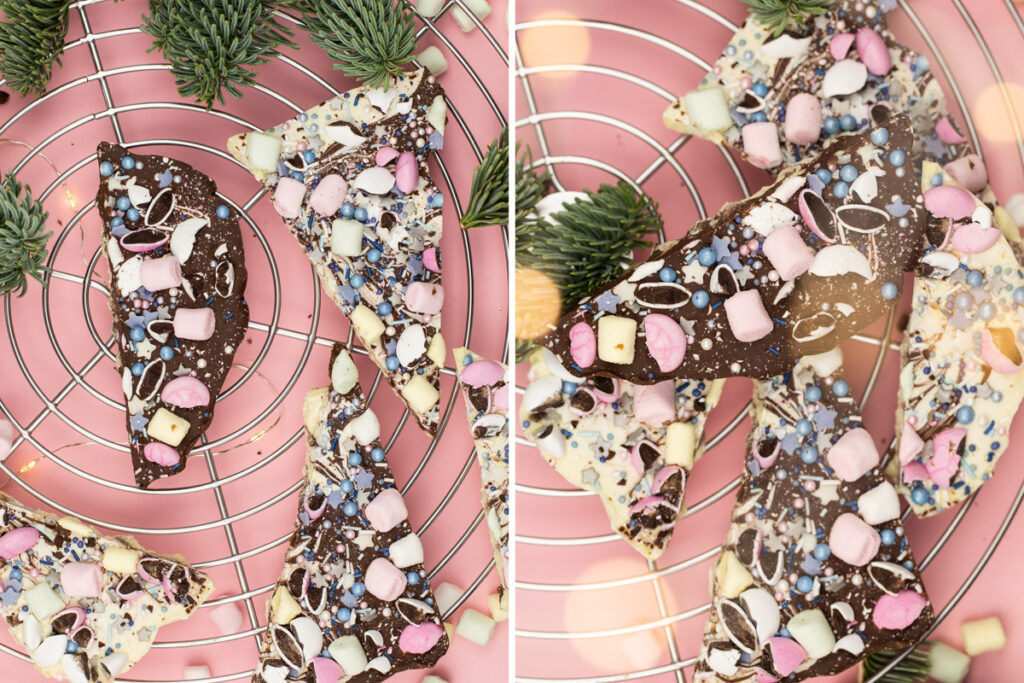 Schokolade selber machen zum Verschenken - Süße DIY Geschenkidee zu Weihnachten