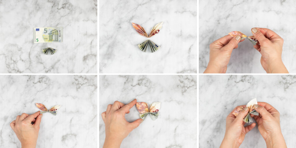 DIY: Schmetterlinge aus Geld falten - Anleitung für besondere Geldgeschenke [Werbung]