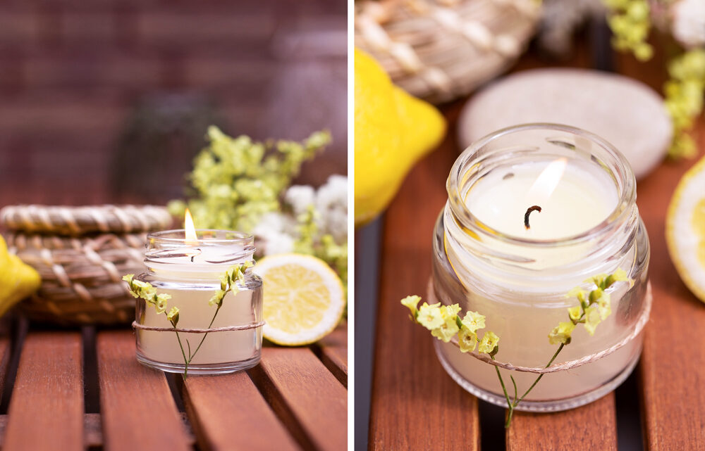 Mücken vertreiben mit Citronella Kerzen