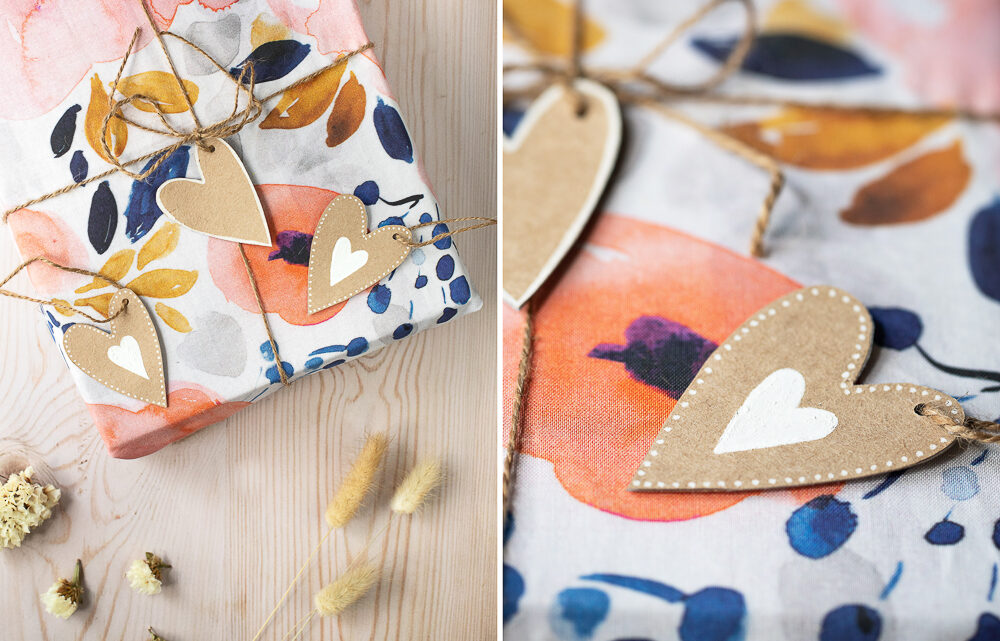 DIY Geschenkanhänger aus Milchtüten basteln