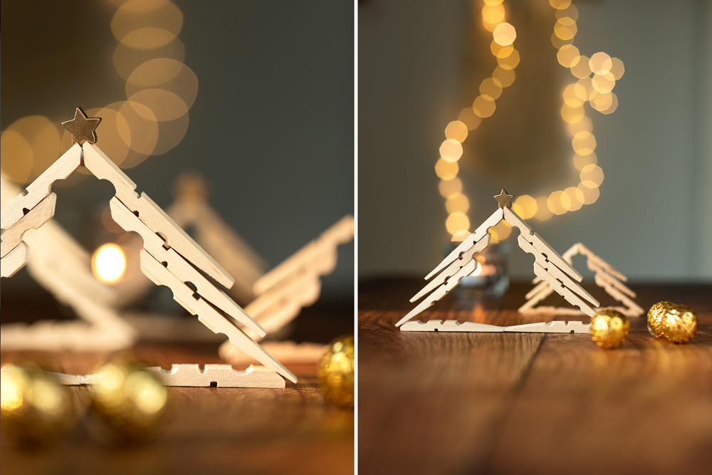 DIY Weihnachtsbäume aus Wäscheklammern basteln. Weihnachtsdeko basteln - die schönsten DIY Anleitungen