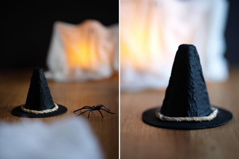 Halloween Hexenhüte aus Eierkarton basteln - DIY Blog | Do-it-yourself ...